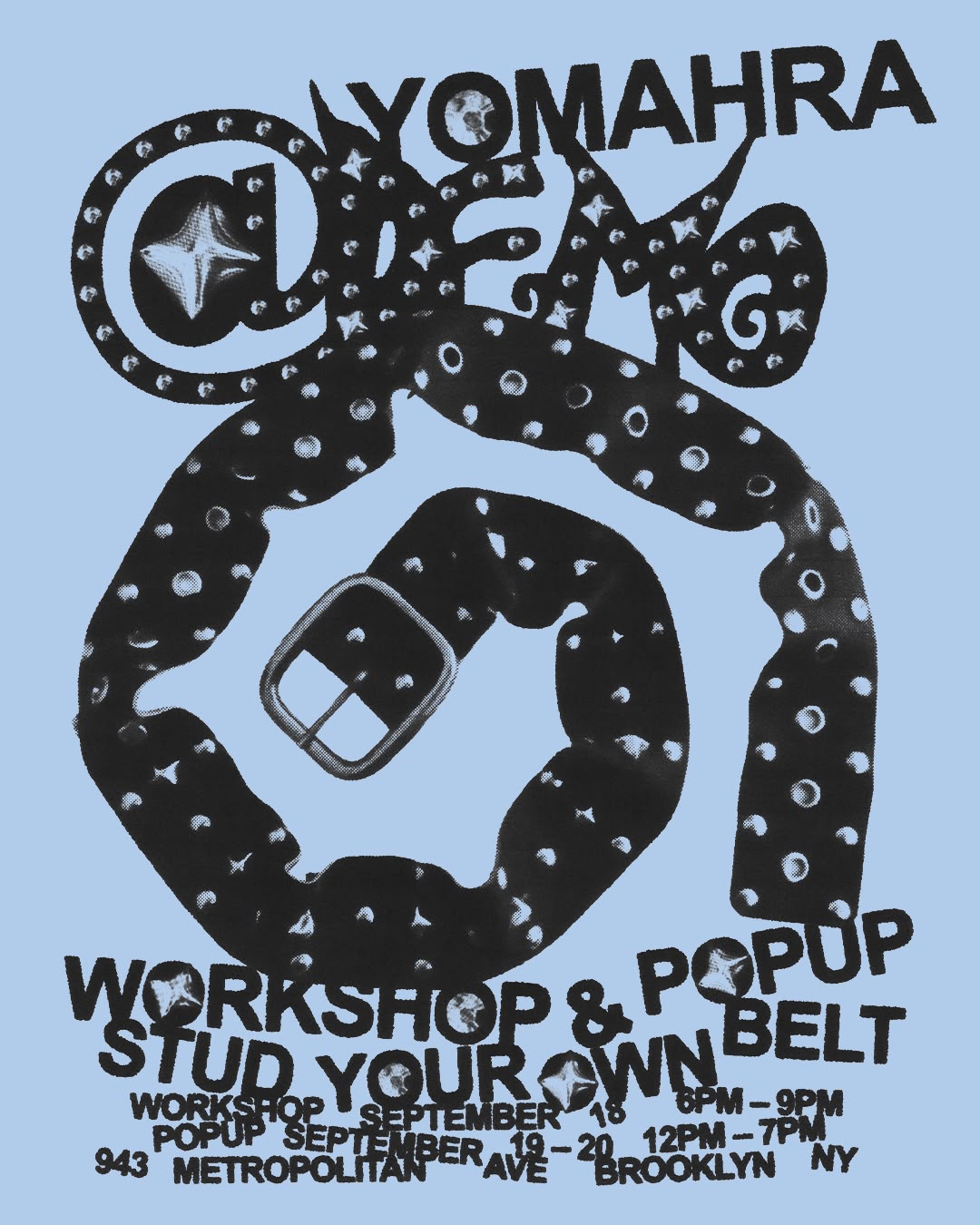 Belt workshop: NYC September 18, 2026